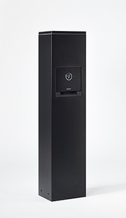 Outdoor Charging Station 2-Gang 2 USB - Black