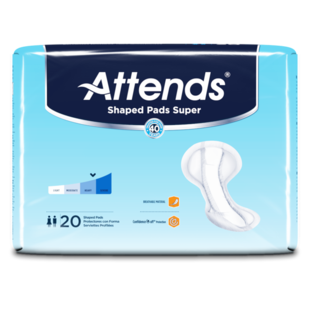 Attends Shaped Pads Super