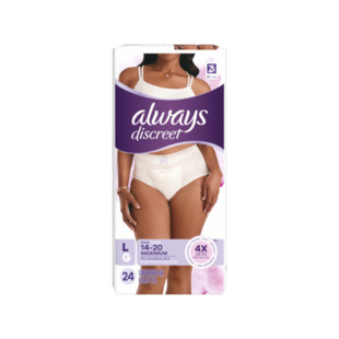 Always Discreet Sensitive Skin Underwear