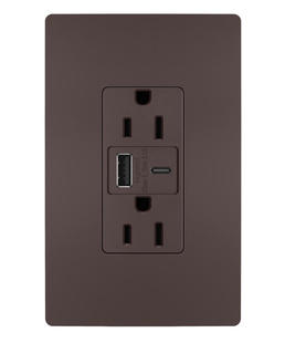 radiant® 15A  Tamper-Resistant USB Type A/C  Outlet