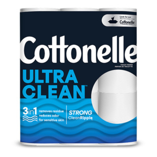 Cottonelle Ultra Clean Care Toilet Paper, Mega Rolls