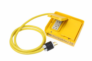 Auto Reset Box-Portable GFCI w/ Four 15A/125V Straight-Blade Outlets Auto Reset Box-Portable GFCI w/ Four 15A/125V Straight-Blade Outlets