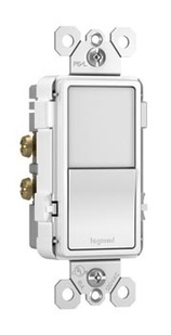 Night Light with Single Pole 3-Way Switch, White