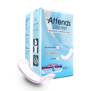 Attends Discreet Women's Ultimate Pads