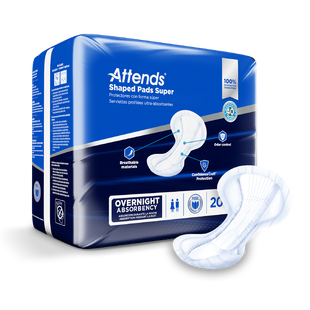 Attends Shaped Pads Super