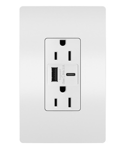 radiant® 15A  Tamper-Resistant USB Type A/C  Outlet