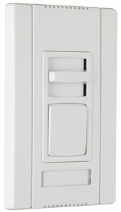 Titan Series LED 4-Wire Single-Pole/3-Way Preset Dimmer, White