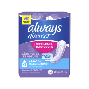 Always Discreet Moderate Long Pad
