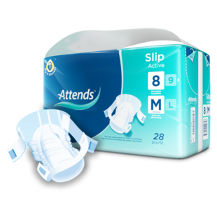 Attends Slip Active 10 Medium