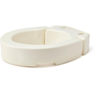 Hinged Elevated Toilet Seat, Standard