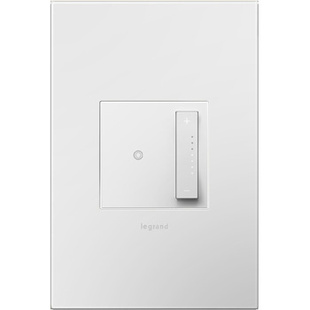 adorne® sofTap™ Tru-Universal Dimmer with Gloss White Wall Plate adorne® sofTap™ Tru-Universal Dimmer with Gloss White Wall Plate