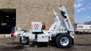 14,000 lbs Trailer Mounted Reel Loader