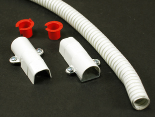 Wiremold 500/700 Series Flexible Section Fitting, Ivory