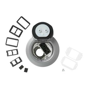 4AT Prewired Dual Service Style Evolution™ Poke-Thru Device-Aluminum