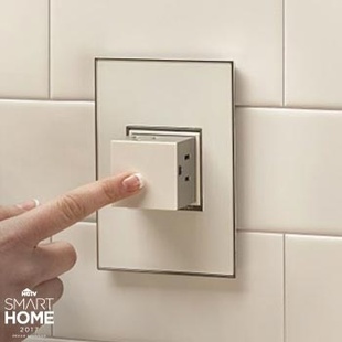 adorne Pop-Out™ Outlet and Gloss White Wall Plate adorne Pop-Out™ Outlet and Gloss White Wall Plate
