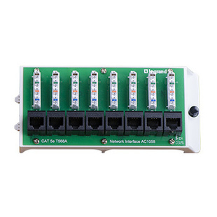 8 Port Cat5e Network Interface Module 8 Port Cat5e Network Interface Module