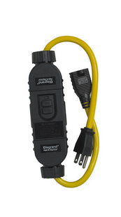 Portable In-Line 15A GFCI Outlet Adapter, Auto Reset Portable In-Line 15A GFCI Outlet Adapter, Auto Reset
