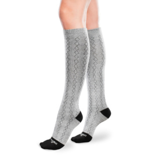 CoreSpun Compression Socks, Classic Diamond (15-20mmHg) - Small, 1/pair