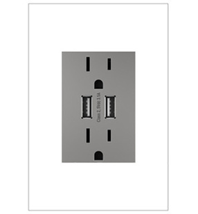 adorne® Dual-USB Outlet