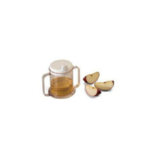 Spouted Lip 2 Handle Cup, Clear 10oz