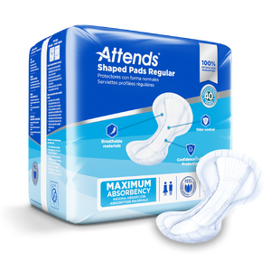 Attends Shaped Pads Regular