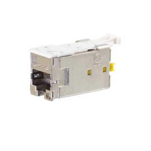 Clarity CAT6 Shielded High Density Jack, T568A/B, HDJS6 Clarity CAT6 Shielded High Density Jack, T568A/B, HDJS6