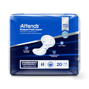 Attends Shaped Pads Super