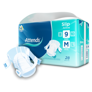Attends Slip Active 9 Medium