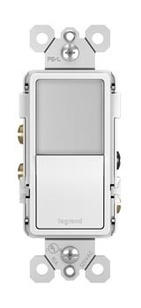 Night Light with Single Pole 3-Way Switch, White