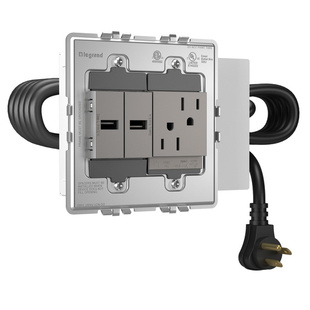 adorne FPC 2-GANG 2USB, 1 O/L, MAG