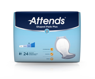 Attends Shaped Pads Plus