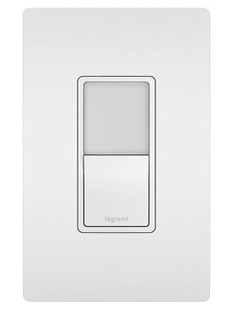 Night Light with Single Pole 3-Way Switch, White