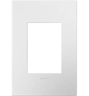 adorne® Gloss White One-Gang-Plus Screwless Wall Plate adorne® Gloss White One-Gang-Plus Screwless Wall Plate