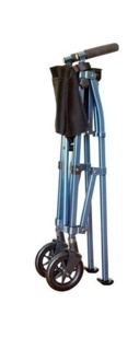 EZ Fold-N-Go Walker, Cobalt Blue, 1/each