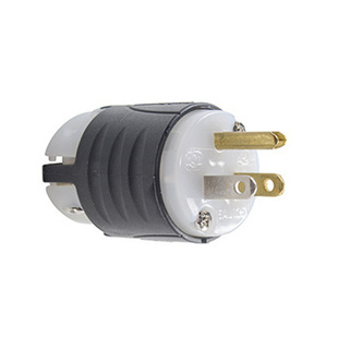 15A, 125V EHU GCM Plug, Black & White