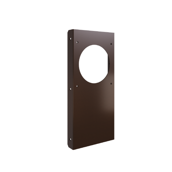 Power Pedestal Device Plate Brown Front