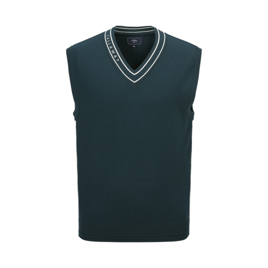 남성  솔리드 V넥 베스트