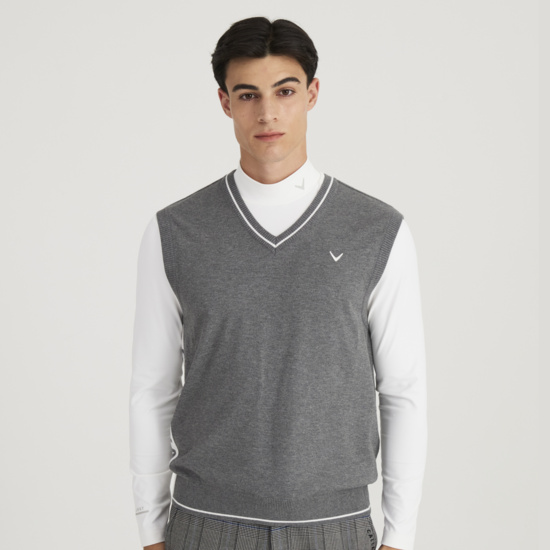 가을 남성 브이넥 니트 베스트
