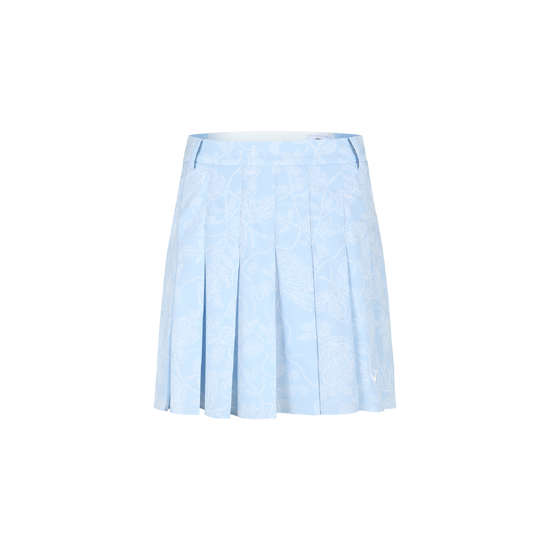 여름 프린트 잔플리츠 큐롯