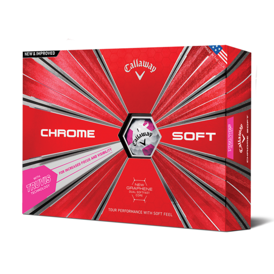 メーカー包装済 Callaway Chrome Soft Truvis シェブ ボール ホワイト ピンク キャロウェイ クロムソフト トゥルービス ２ダースパック ゴルフボール 超激安 Ihmc21 Com