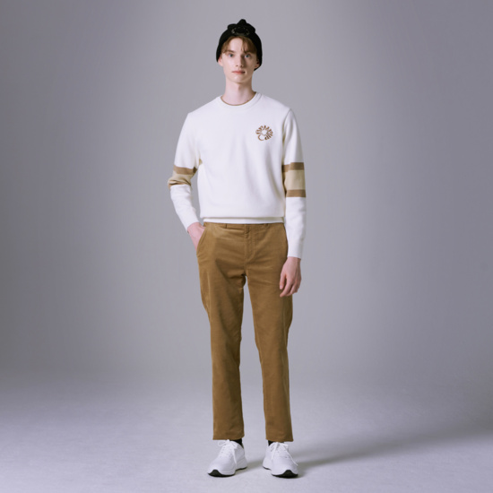 남성  월계수 라운드 스웨터