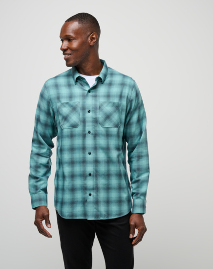 Related Product - CLOUD FLANNEL PLAID BUTTON-UP