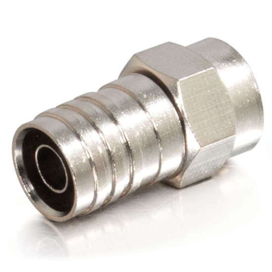 RG59 Hex Crimp FType Connector 50pk