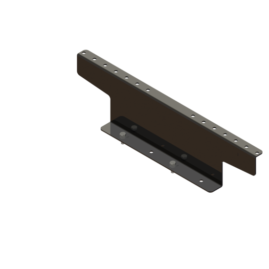 MM20 Cable Runway Mounting Bracket 6 in H for the side of MM20 4Post