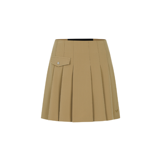 가을 랩스타일 플리츠 큐롯 팬츠