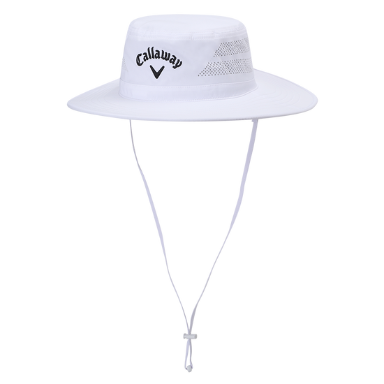 HW CG MENS SUN HAT WHT/BLK 25 KR