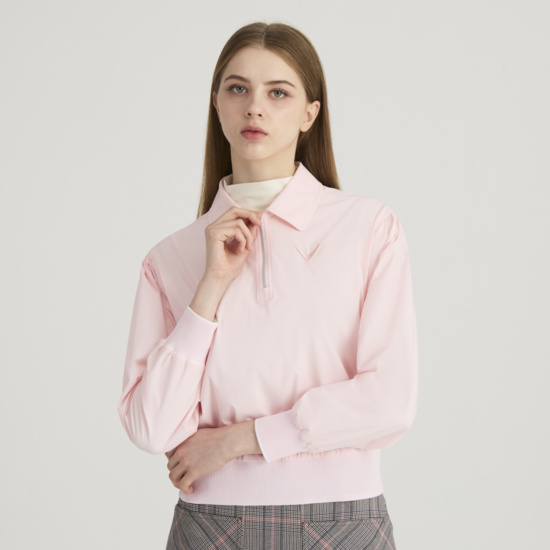 가을 여성 우븐 티셔츠