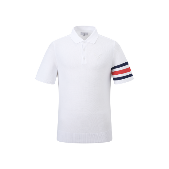 남성 여름 트리플트랙 반팔 니트