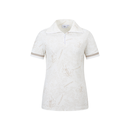 여성 여름 와이드에리 반팔티셔츠