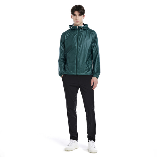 남성 엠보 후드 점퍼